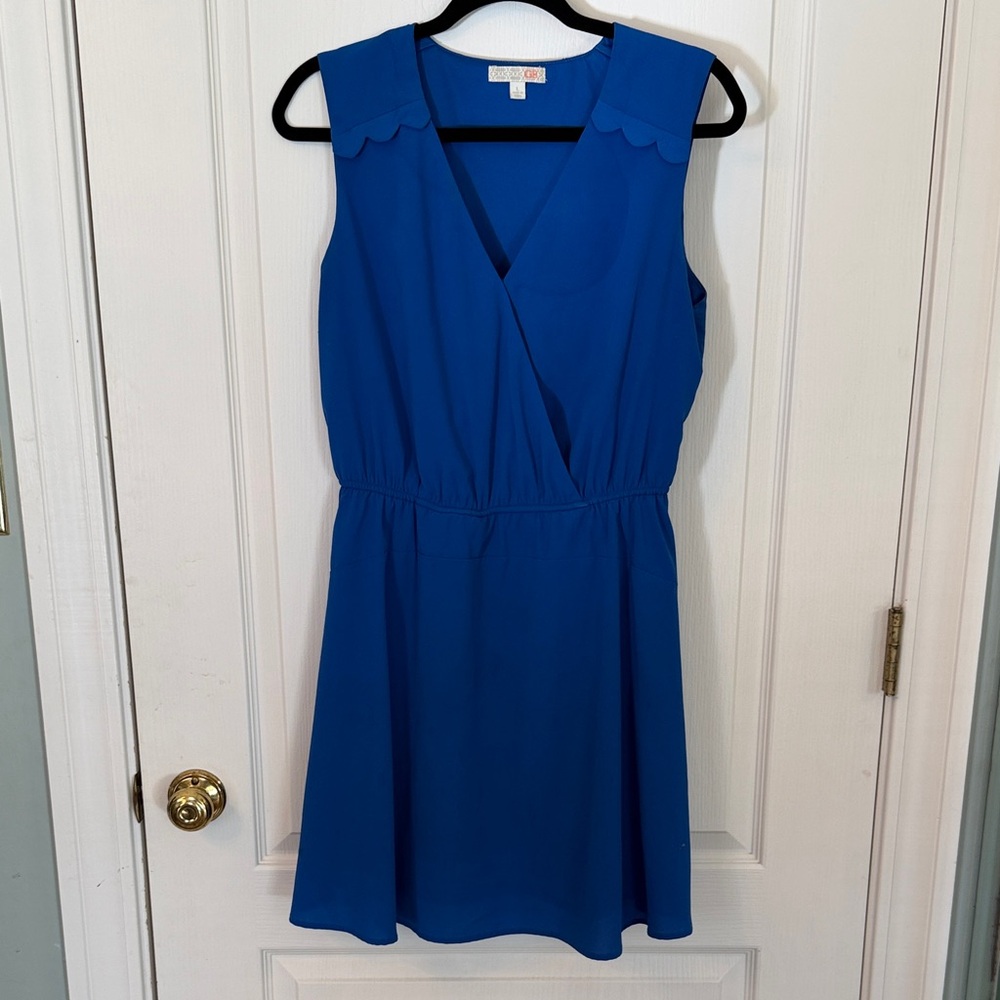 Gianni Bini Royal Blue Sleeveless Mini Dress